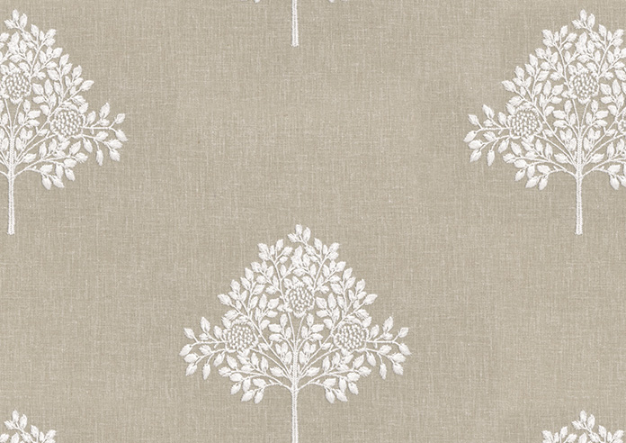 William Morris Marigold Tree Embroidery, Linen - Made to Measure Curtains - Image 8